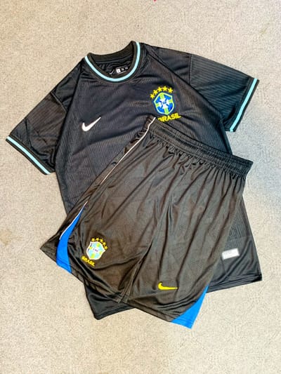 Brasil black jersey [Combo Set]_img_0