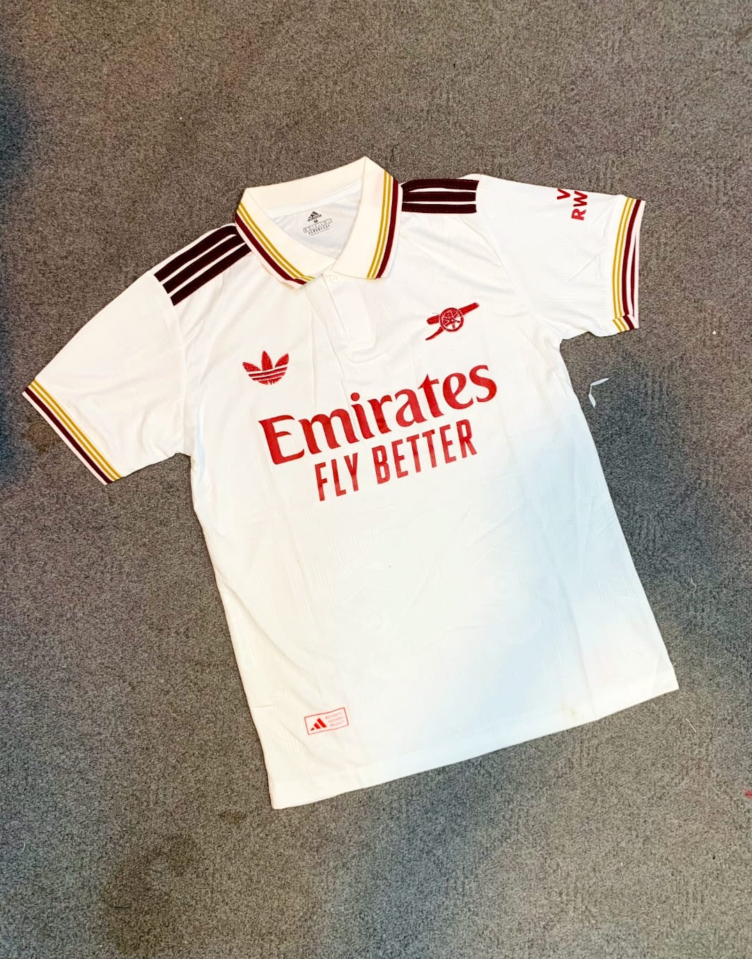 Arsenal Authentic White Kit 2024-25